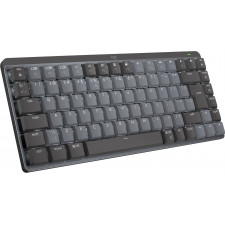 Logitech MX Mini Mechanical teclado RF Wireless + Bluetooth QWERTY Estados Unidos (Internacional) Grafite, Cinzento