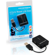 Conceptronic Travel 4 Ports USB Hub