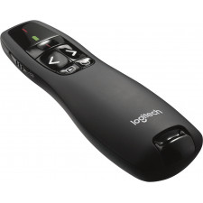 Logitech Wireless Presenter R400 comando para apresentações RF Preto