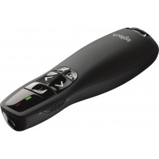 Logitech Wireless Presenter R400 comando para apresentações RF Preto