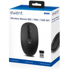 Ewent EW3222 rato Ambidestro RF Wireless Ótico 1200 DPI