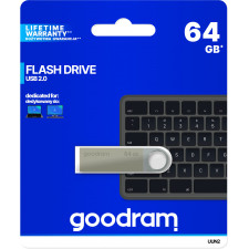 Goodram UUN2 unidade de memória USB 64 GB USB Type-A 2.0 Prateado