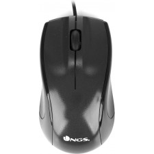 NGS Black Mist rato Mão direita USB Type-A Ótico 800 DPI