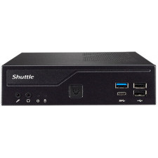 Shuttle XPС slim DH610 barebone PC de 1,3L Preto LGA 1700
