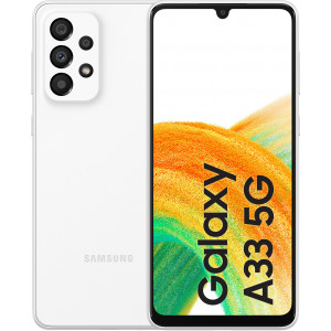 Samsung Galaxy A33 5G SM-A336B 16,3 cm (6.4") Dual SIM híbrido Android 12 USB Type-C 6 GB 128 GB 5000 mAh Branco