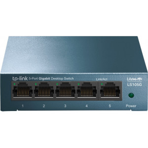TP-Link LS105G Não-gerido Gigabit Ethernet (10 100 1000) Azul