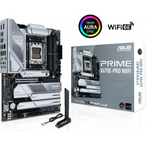 ASUS PRIME X670E-PRO WIFI AMD X670 Ranhura AM5 ATX