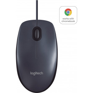 Logitech B100 Optical Usb Mouse f  Bus rato Ambidestro USB Type-A Ótico 800 DPI