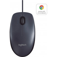 Logitech B100 Optical Usb Mouse f  Bus rato Ambidestro USB Type-A Ótico 800 DPI