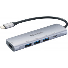 Sandberg USB-C to 4 x USB 3.0 Hub SAVER