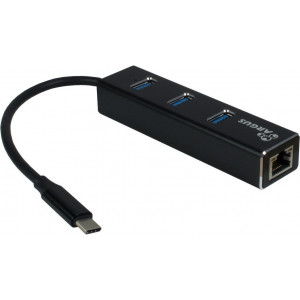 Inter-Tech ARGUS IT-410 USB 3.2 Gen 1 (3.1 Gen 1) Type-C 1000 Mbit s Preto