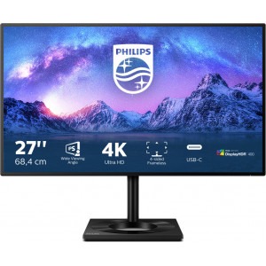 Philips 279C9 00 monitor de ecrã 68,6 cm (27") 3840 x 2160 pixels 4K Ultra HD LED Preto