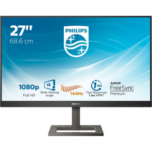 Philips E Line 272E1GAEZ 00 LED display 68,6 cm (27") 1920 x 1080 pixels Full HD Preto, Cromado