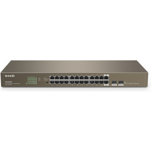 Tenda TEG1024F switch de rede Não-gerido L2 Gigabit Ethernet (10 100 1000) 1U Cinzento