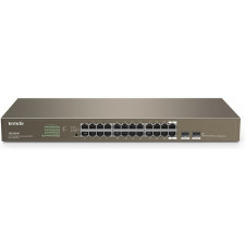 Tenda TEG1024F switch de rede Não-gerido L2 Gigabit Ethernet (10 100 1000) 1U Cinzento