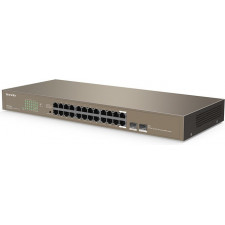 Tenda TEG1024F switch de rede Não-gerido L2 Gigabit Ethernet (10 100 1000) 1U Cinzento