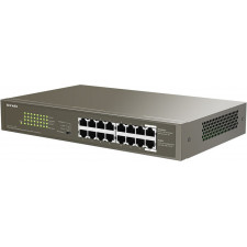 Tenda TEG1116P-16-150W-EU switch de rede Não-gerido Gigabit Ethernet (10 100 1000) Power over Ethernet (PoE) Bronze