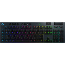 Logitech G G915 LIGHTSPEED Wireless RGB Mechanical Gaming Keyboard – GL Clicky teclado RF Wireless + Bluetooth Inglês Carbono