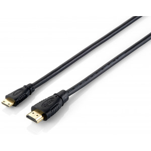 Equip 119306 cabo HDMI 1 m HDMI Type A (Standard) HDMI Type C (Mini) Preto