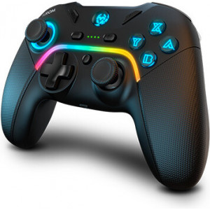 Krom NXKROMKAYROS controlador de jogo Preto Bluetooth Gamepad Analógico   Digital Android, Nintendo Switch, PC, iOS