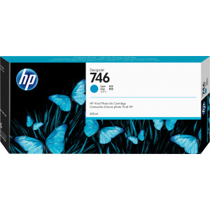 HP Tinteiro DesignJet 746 Ciano (300 ml)