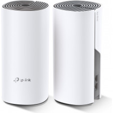 TP-Link Deco E4 (2-pack) Dual-band (2,4 GHz   5 GHz) Wi-Fi 5 (802.11ac) Branco, Cinzento Interno