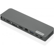 Lenovo USB-C Mini Dock Com fios USB 3.2 Gen 1 (3.1 Gen 1) Type-C Cinzento