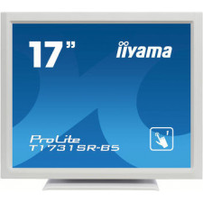 iiyama ProLite T1731SR-W5 monitor de ecrã 43,2 cm (17") 1280 x 1024 pixels TN Ecrã táctil Branco