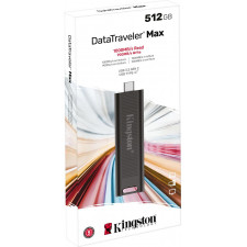 Kingston Technology DataTraveler Max unidade de memória USB 512 GB USB Type-C Preto