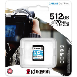 Kingston Technology Canvas Go! Plus 512 GB SD UHS-I Classe 10