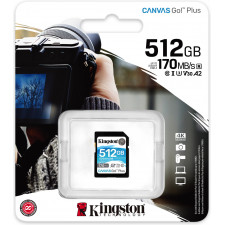 Kingston Technology Canvas Go! Plus 512 GB SD UHS-I Classe 10