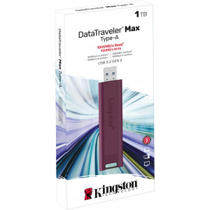 Kingston Technology DataTraveler Max unidade de memória USB 1000 GB USB Type-A 3.2 Gen 2 (3.1 Gen 2) Vermelho