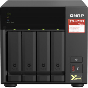 QNAP TS-473A NAS Tower Ethernet LAN Preto V1500B