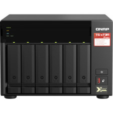 QNAP TS-673A NAS Tower Ethernet LAN Preto V1500B