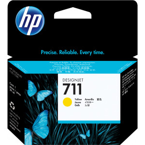 HP Tinteiro DesignJet 711 Amarelo de 29 ml