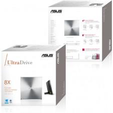 ASUS SDRW-08U5S-U unidade de disco ótico DVD Super Multi DL Metálico