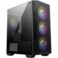 MSI MAG FORGE M100A caixa para computador Micro Tower Preto, Transparente