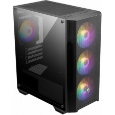 MSI MAG FORGE M100A caixa para computador Micro Tower Preto, Transparente