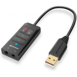 Sharkoon 4044951034215 placa de som 7.1 canais USB