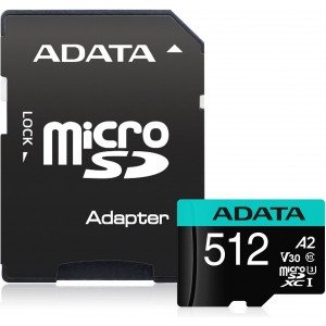 ADATA Premier Pro 512 GB MicroSDXC Classe 10