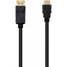 Nanocable 10.15.4302 adaptador de cabo de vídeo 2 m DisplayPort HDMI Type A (Standard) Preto