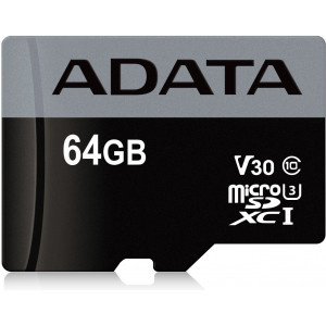 ADATA microSDXC (UHS-I U3 CLASS10) 64 GB MLC Classe 10