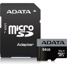 ADATA microSDXC (UHS-I U3 CLASS10) 64 GB MLC Classe 10