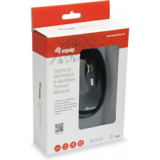 Equip 245104 rato Ambidestro RF Wireless Ótico 1600 DPI