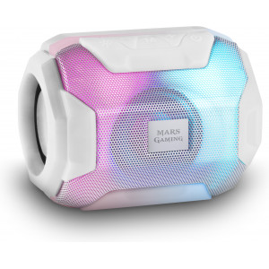 Mars Gaming MSBAXW coluna portátil Coluna portátil estéreo Branco 10 W