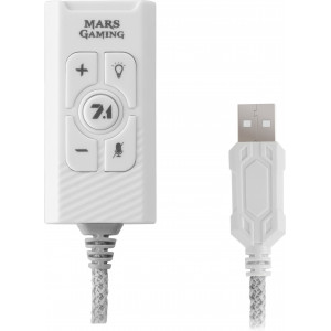 Mars Gaming MSC2W placa de som 7.1 canais USB