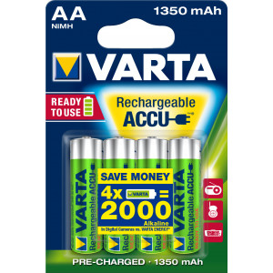 Varta Ready2Use HR06 1350 mAh Bateria recarregável AA Hidreto metálico de níquel