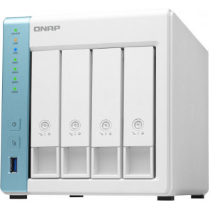 QNAP TS-431K servidor NAS e de armazenamento Tower Ethernet LAN Branco Alpine AL-214