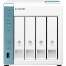 QNAP TS-431K servidor NAS e de armazenamento Tower Ethernet LAN Branco Alpine AL-214