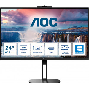 AOC V5 24V5CW 60,5 cm (23.8") 1920 x 1080 pixels Full HD LED Preto